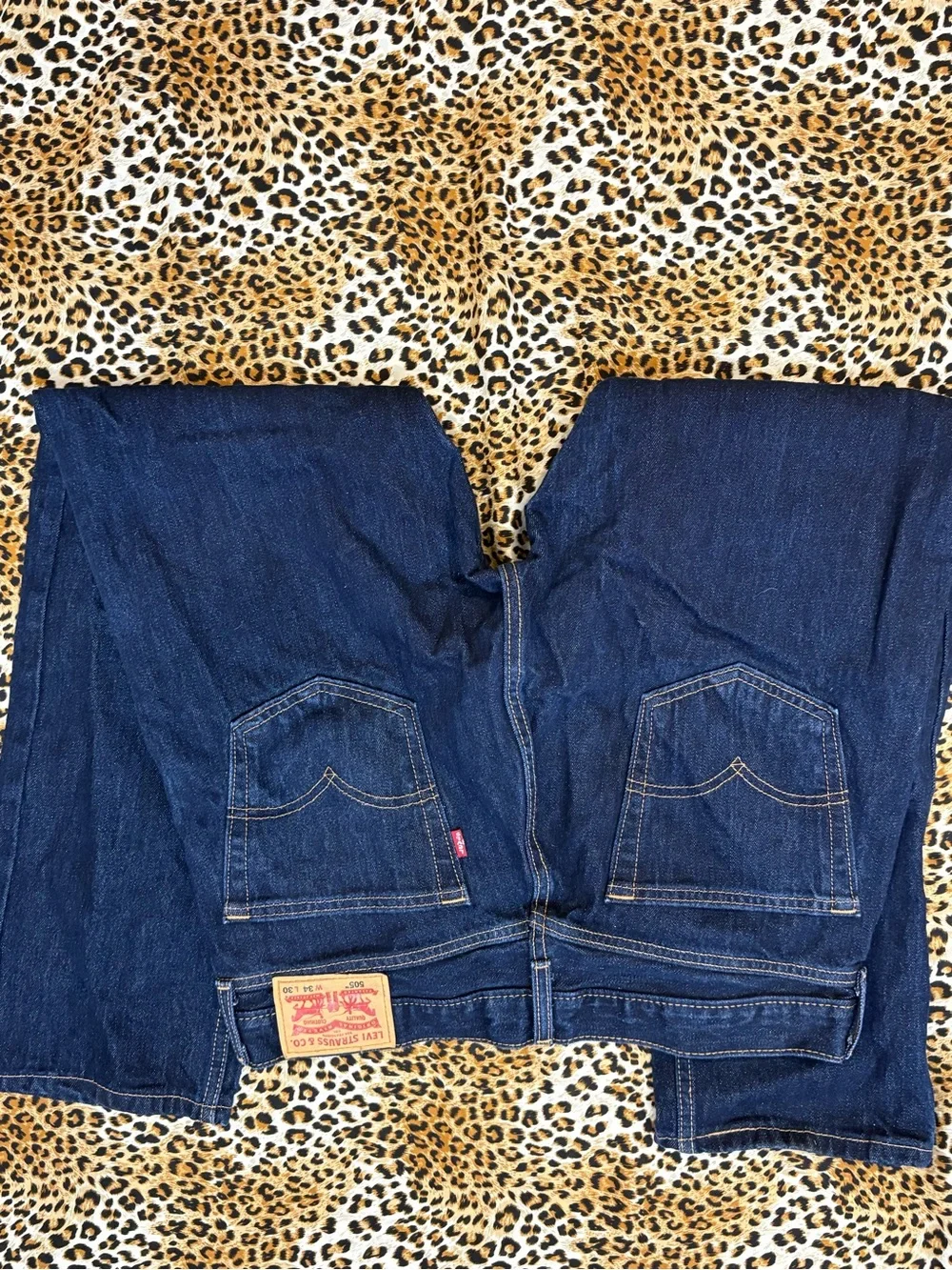 Levi's Indigo Blue Straight Leg Jeans